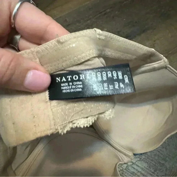 NWOT NATORI FEATHERS  PLUNGE STRAPLESS BRA 36D - Picture 5 of 6